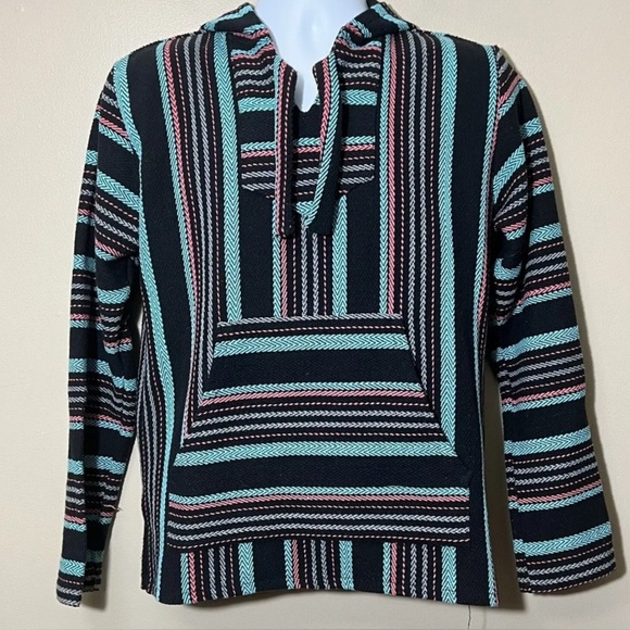 senior lopez Other - Striped Original Senior Lopez Baja Beach Hoodie Size Small Surfer Beach Mexican